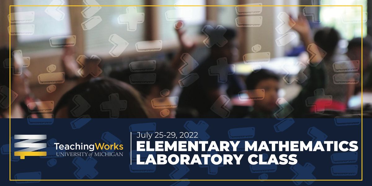 Eastern Michigan Math Lab 2022 Elementary Mathematics Laboratory (EML), University of Michigan ...