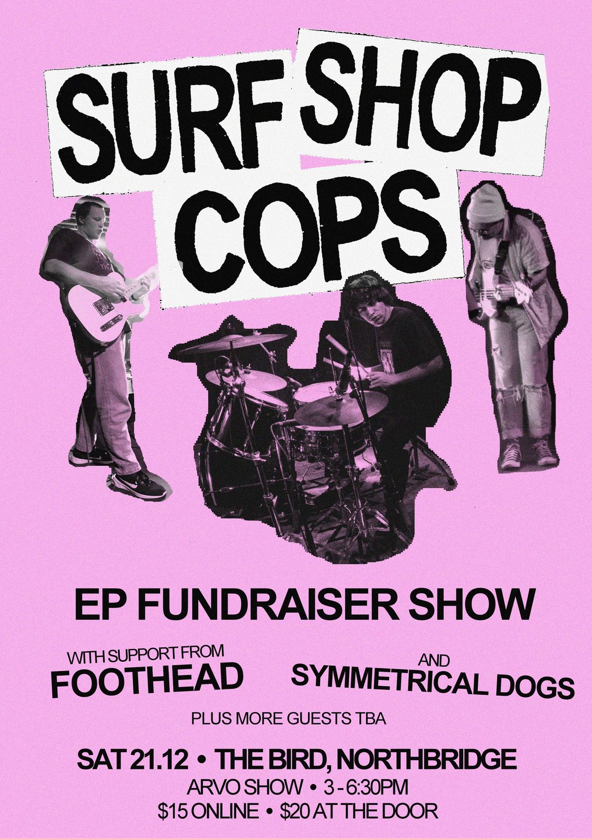 Surf Shop Cops EP Fundraiser Show