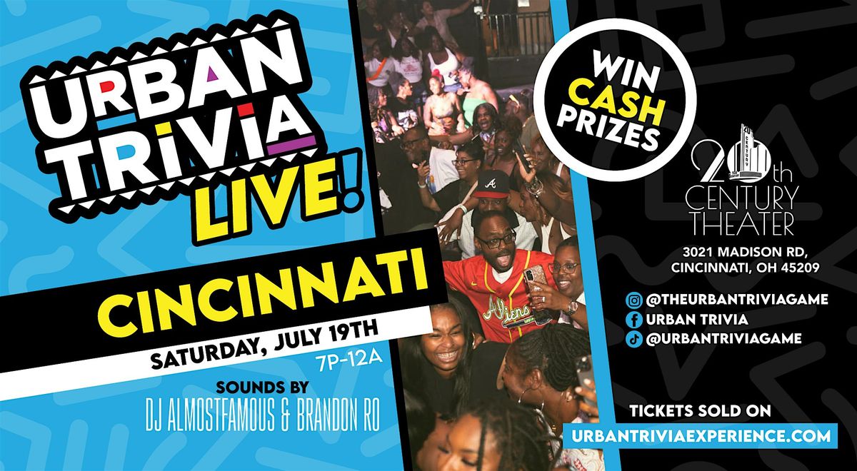 Urban Trivia Live: Cincinnati