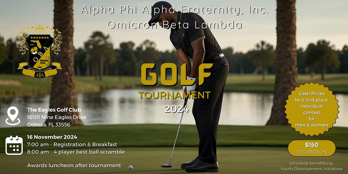 Omicron Beta Lambda's Golf Tournament