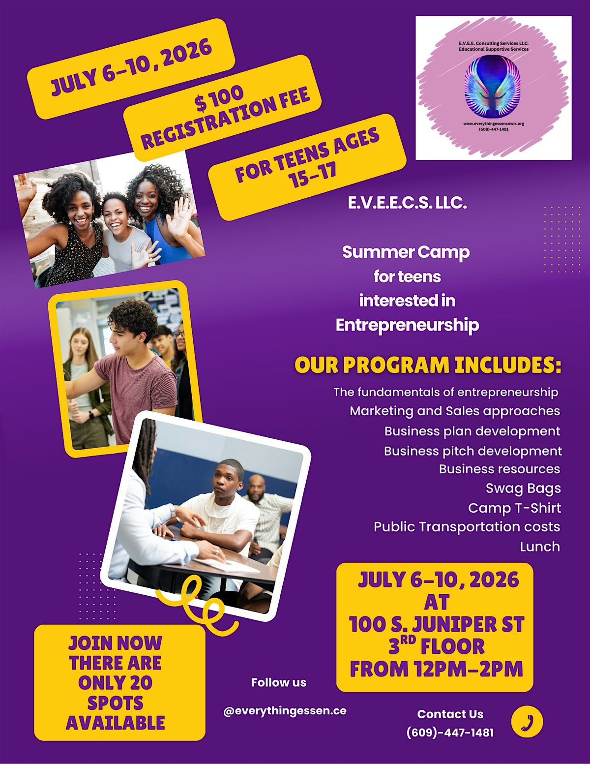 Youth Summer Program for Entrepreneurship
