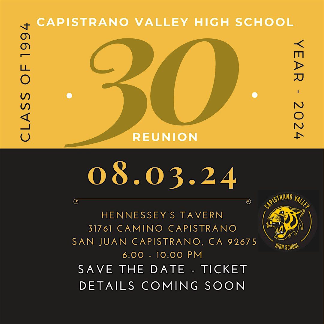 CVHS Class of 1994 - 30th Reunion