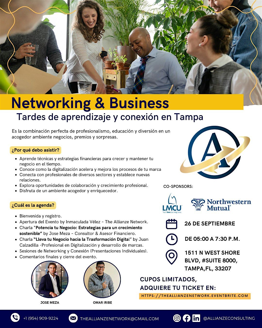 Networking & Business: Tardes de aprendizaje y conexi\u00f3n en Tampa