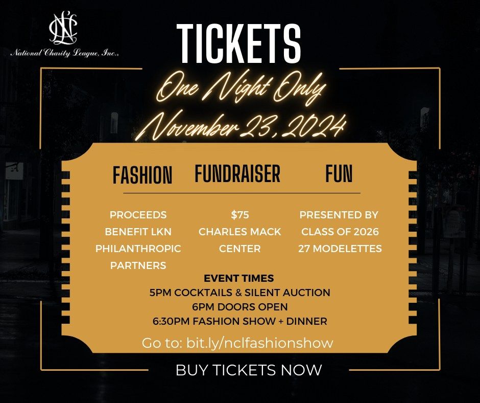 NCL LKN One Night Only Fashion Show Fundraiser