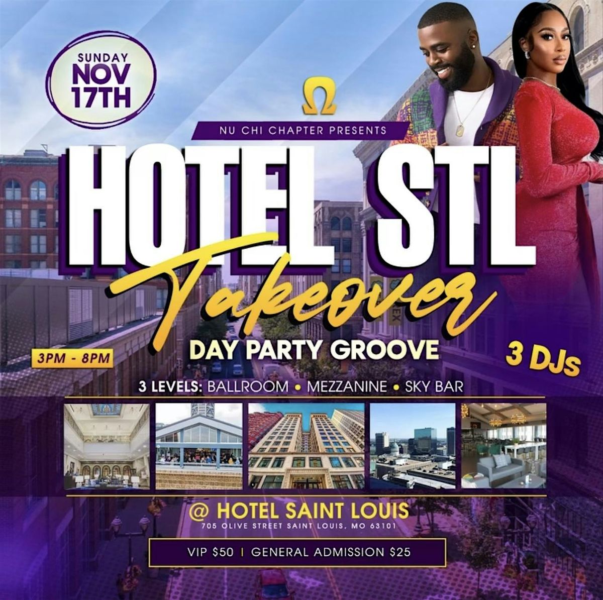 Hotel STL Takeover - Day Party Groove w\/ The Nu Chi Ques