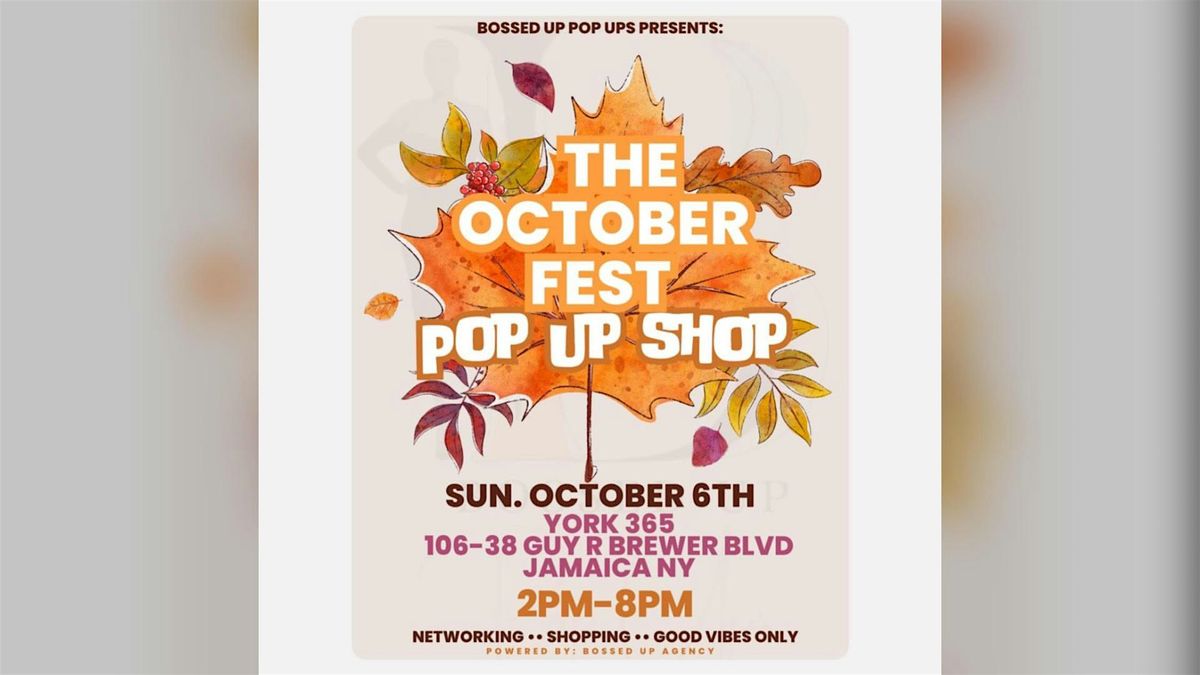 October Fest Pop Up