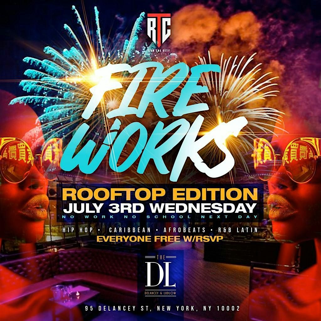 Fireworks July 4th Rooftop Party @ The DL Rooftop