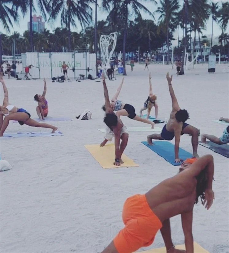 RSVP through SweatPals: Muscle Beach Yoga