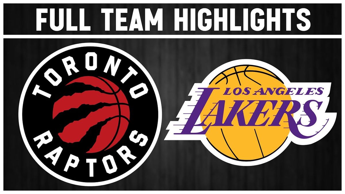 Los Angeles Lakers at Toronto Raptors