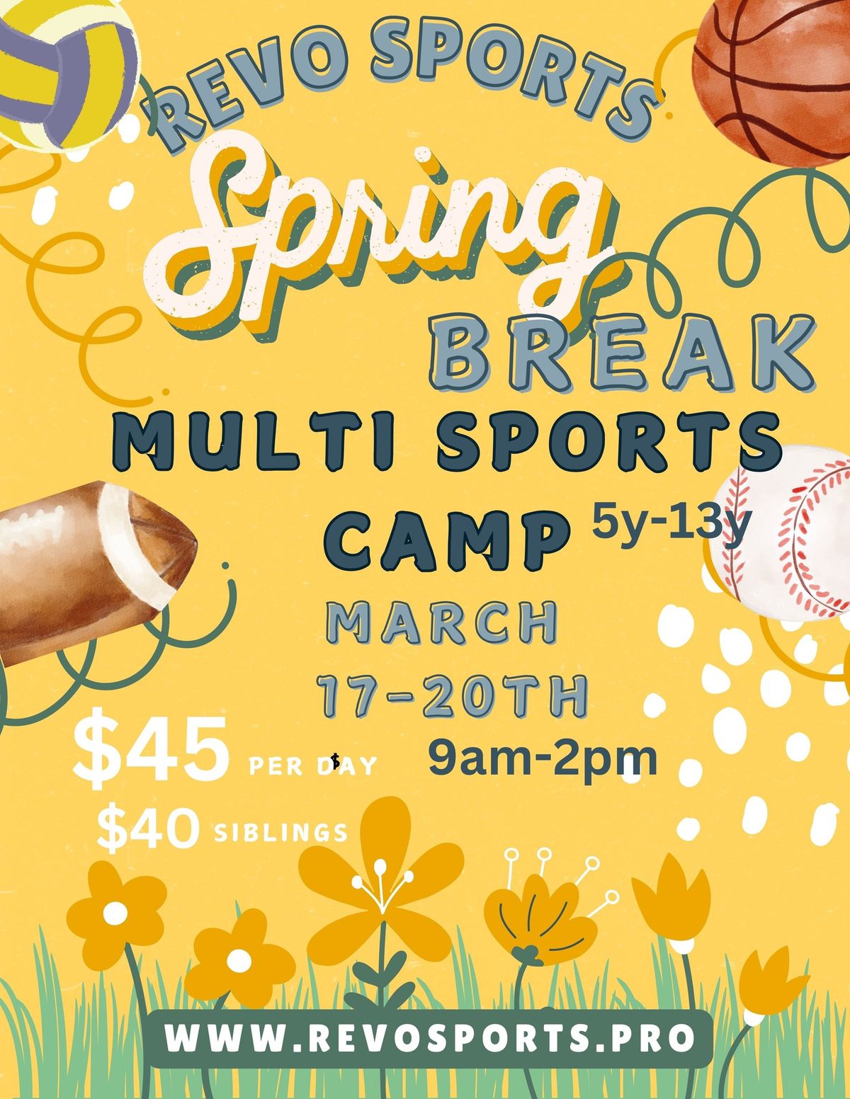 Spring break Multi-Sport Camp