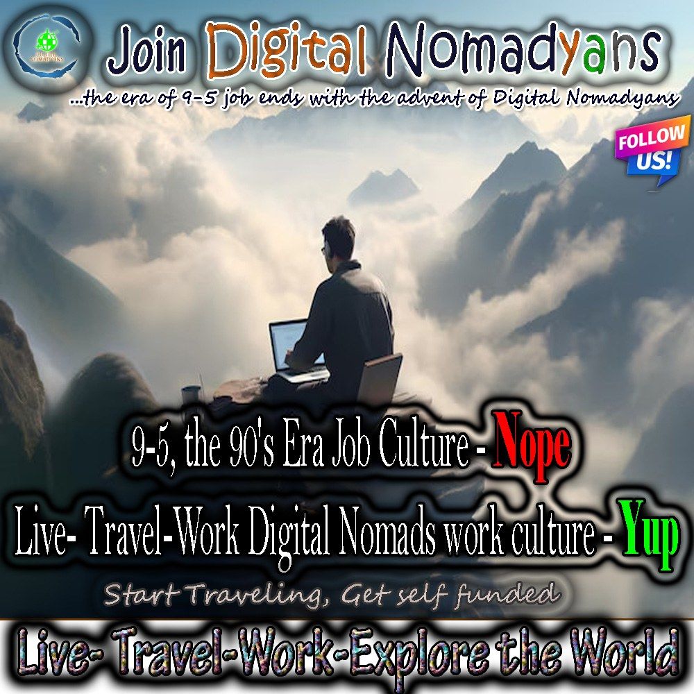 Attend a Free Webinar on "How to live travel work around the world like a Digital Nomad