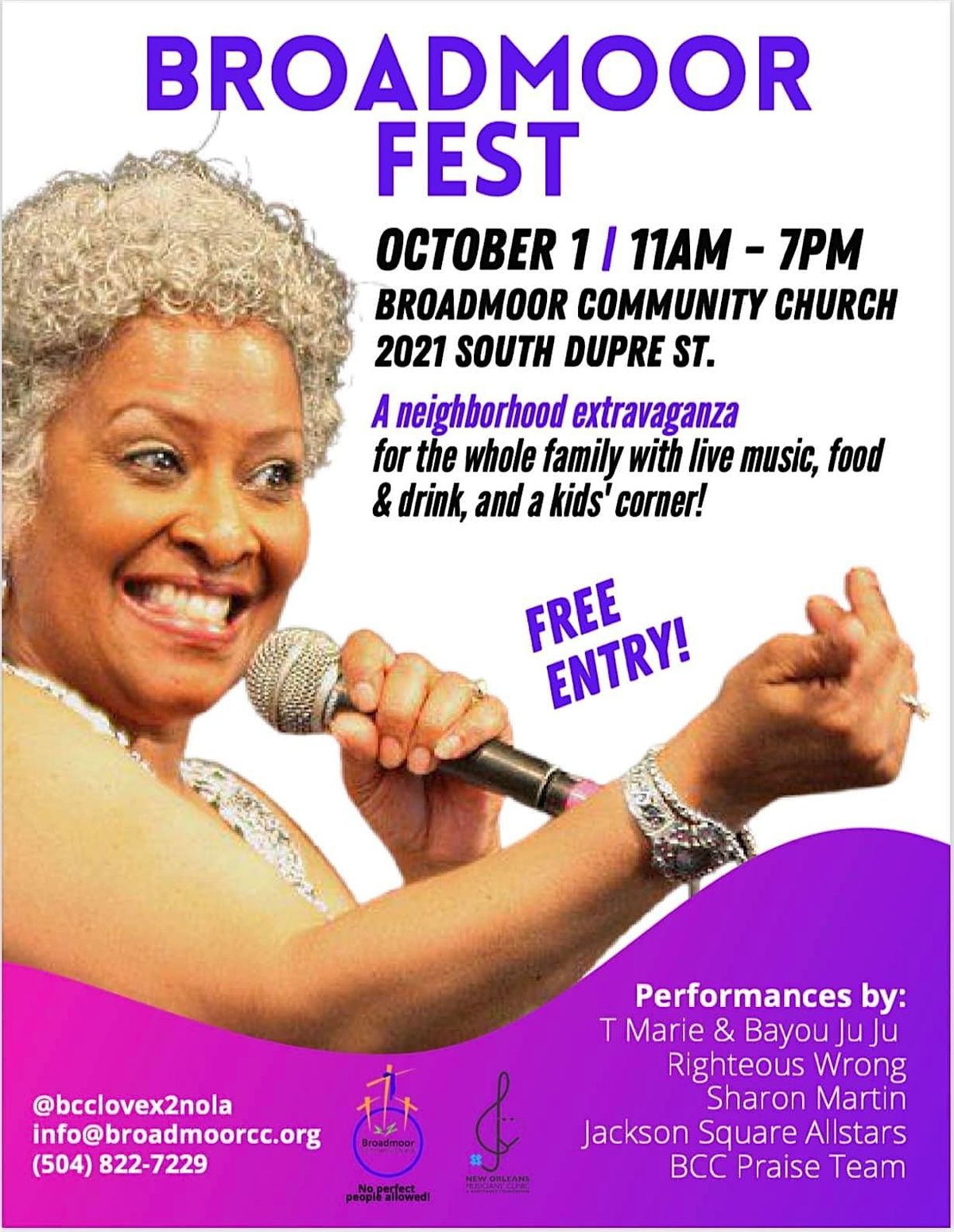 Broadmoor Fest, 2021 S Dupre St, New Orleans, 1 October 2022