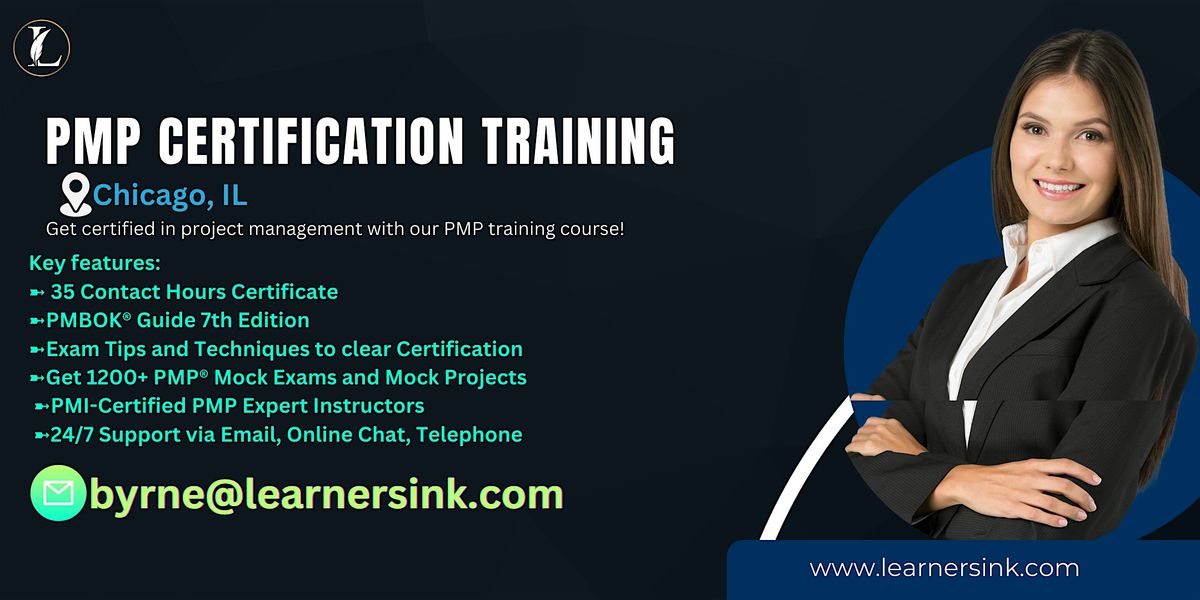 4 Day PMP Training Bootcamp in Chicago, IL