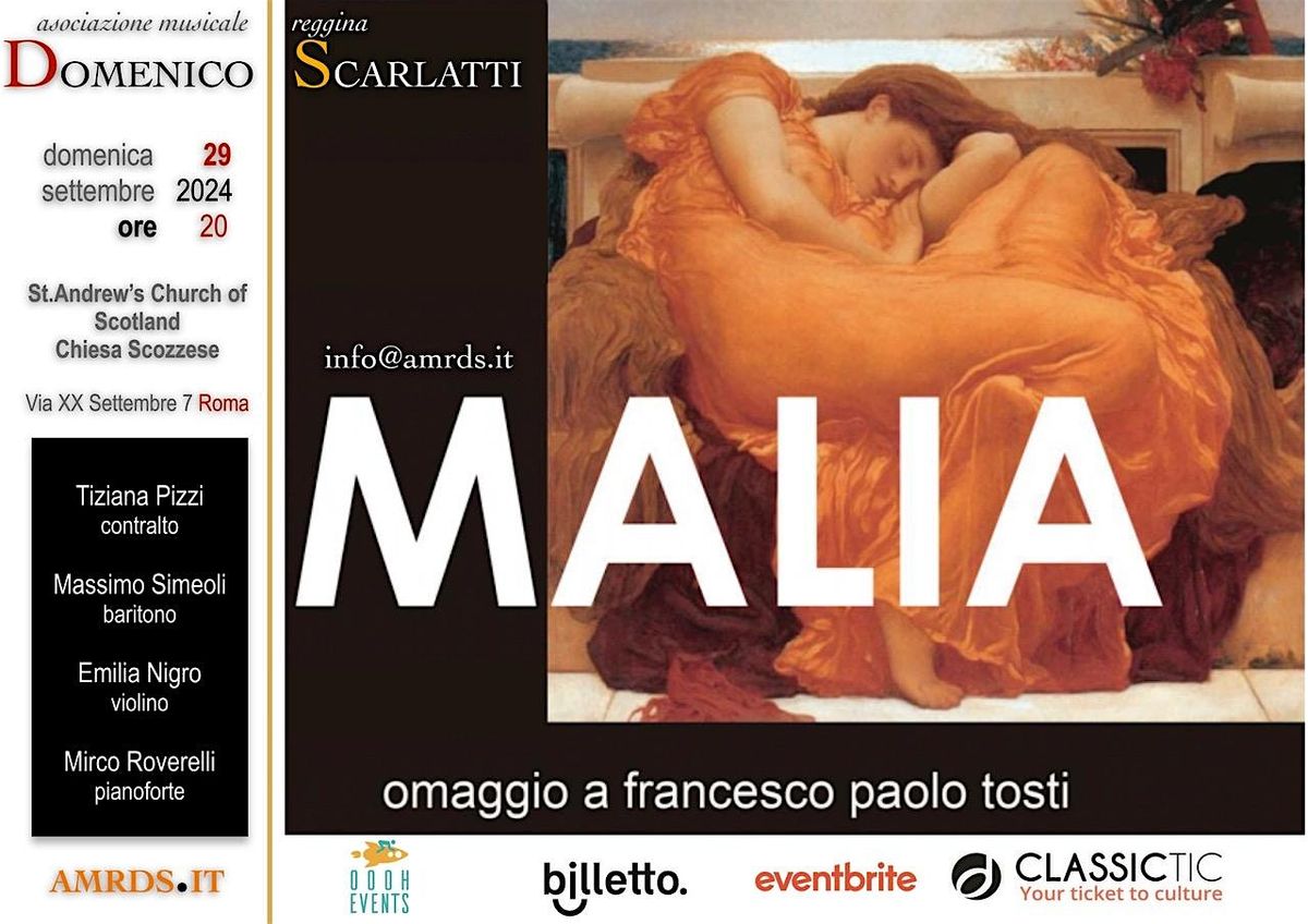 MALIA, Il Salotto di Musica da Camera dell'800