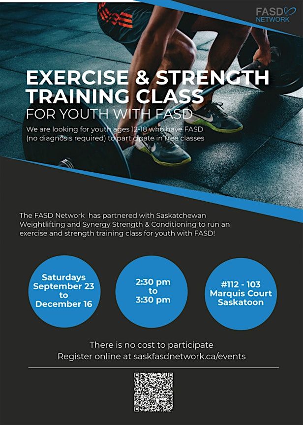 Exercise & Strength Training Class for Youth with FASD