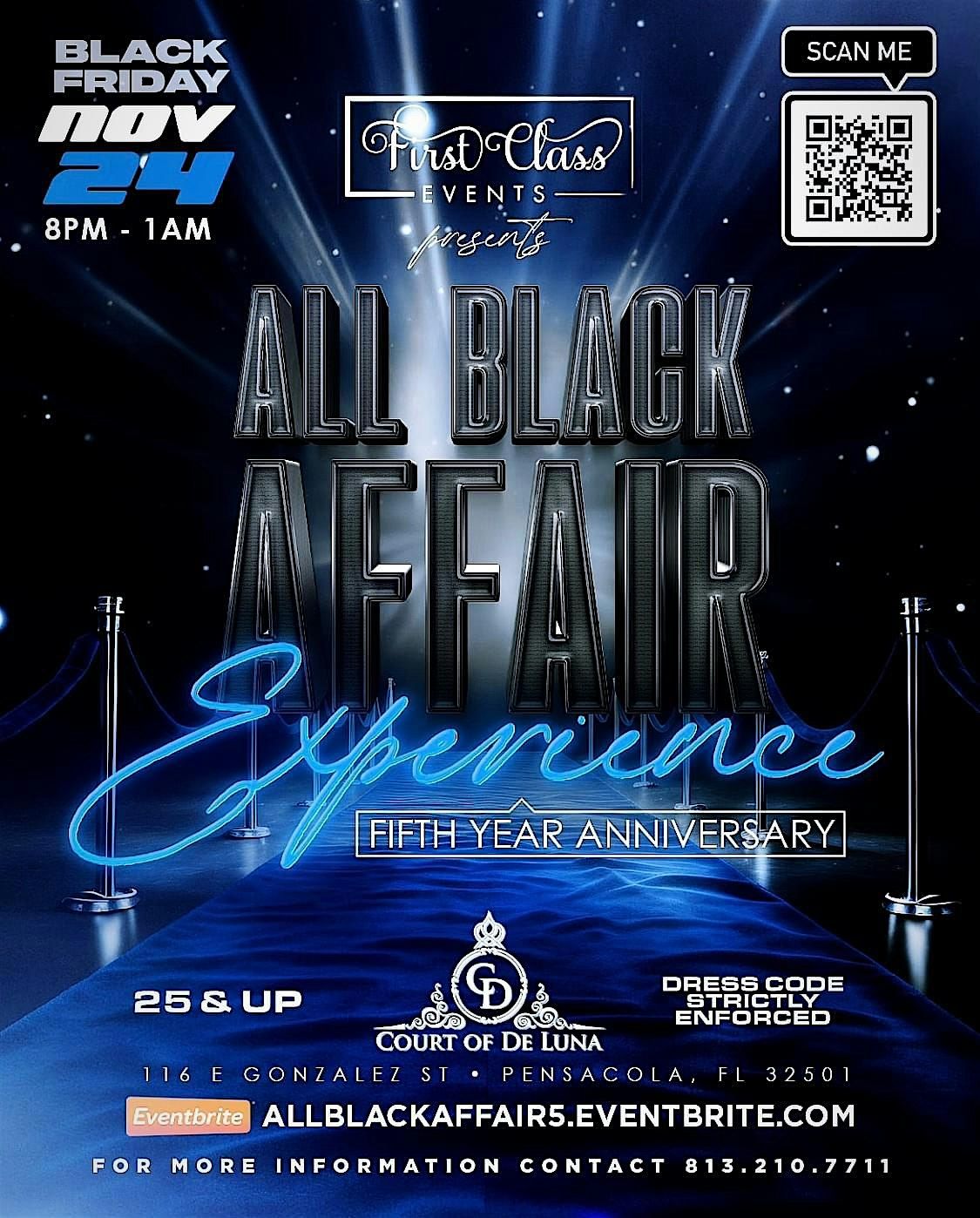 First Class Events Presents The 6th Annual All Black Affair