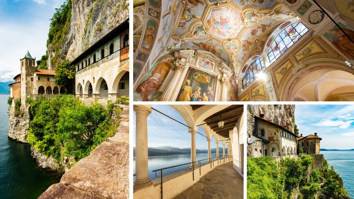 Visita guidata a Santa Caterina del Sasso: un eremo magico sul Lago Maggiore