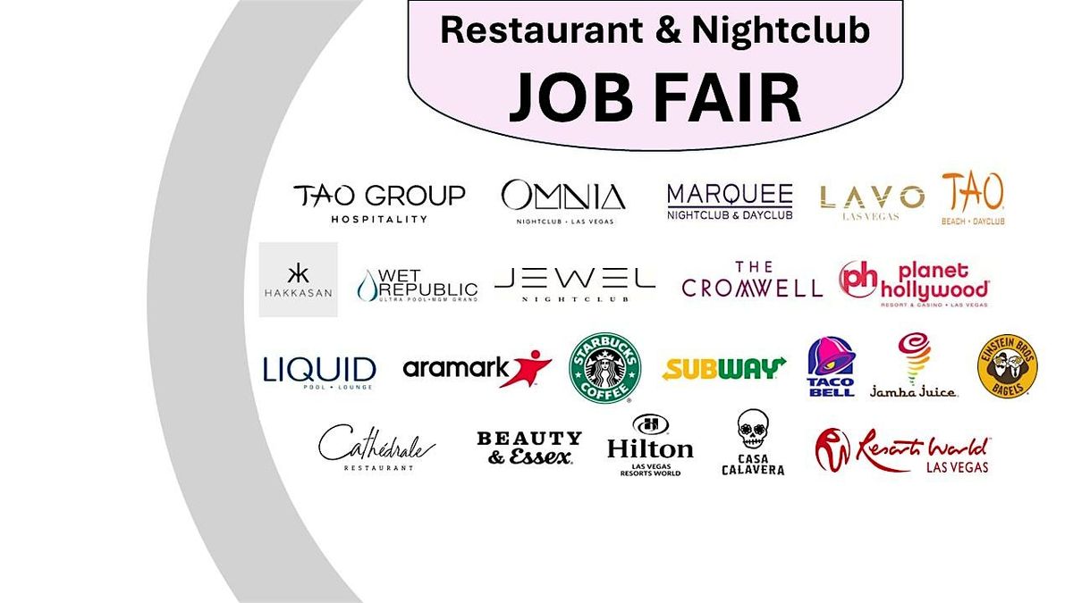 Restaurant & Nightclub Job Fair