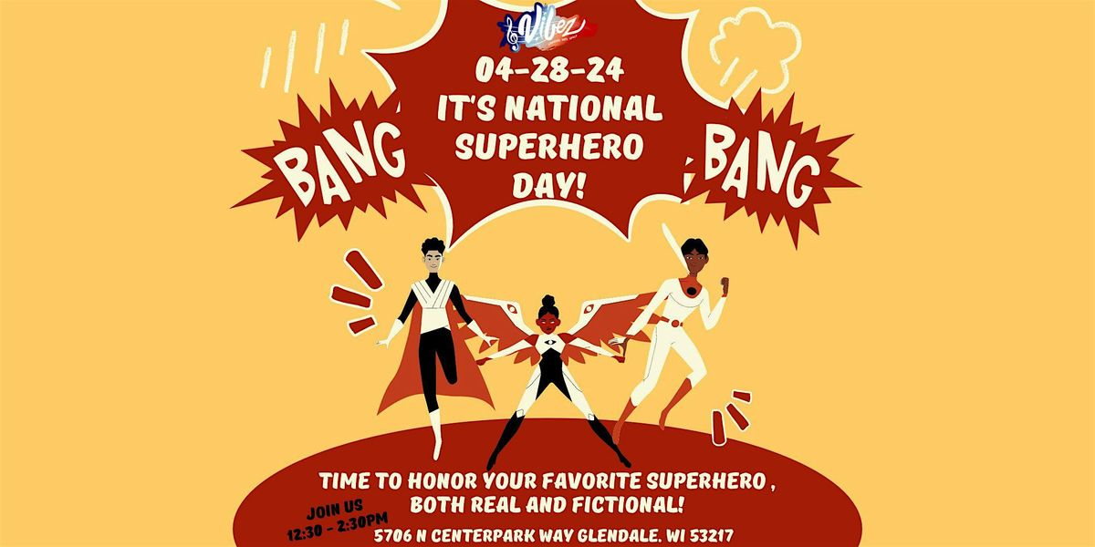 National Superhero Day Art Party