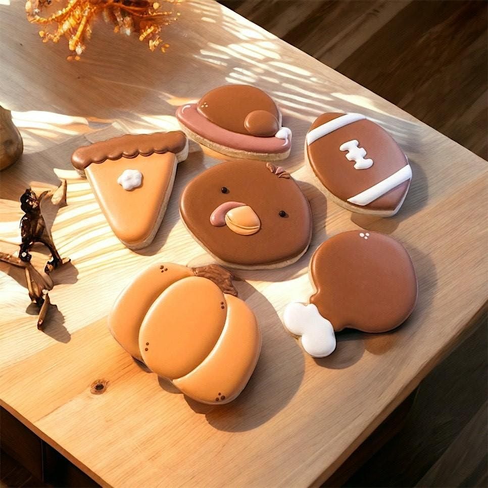 "Oh My Gobble" Sugar Cookie Decorating Class, Raleigh, Wake Forest, 18