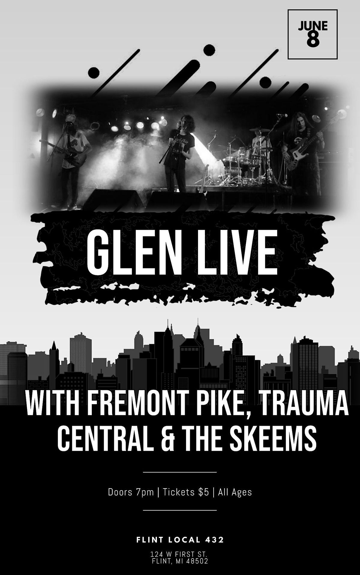 Glen, Fremont Pike, The Skeems & Trauma Central Live