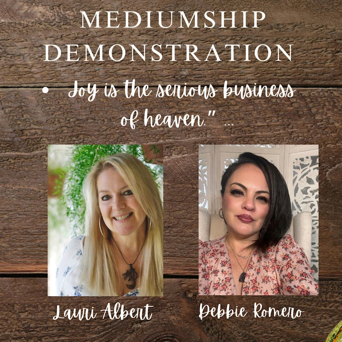 Harvest Mediumship Demonstration