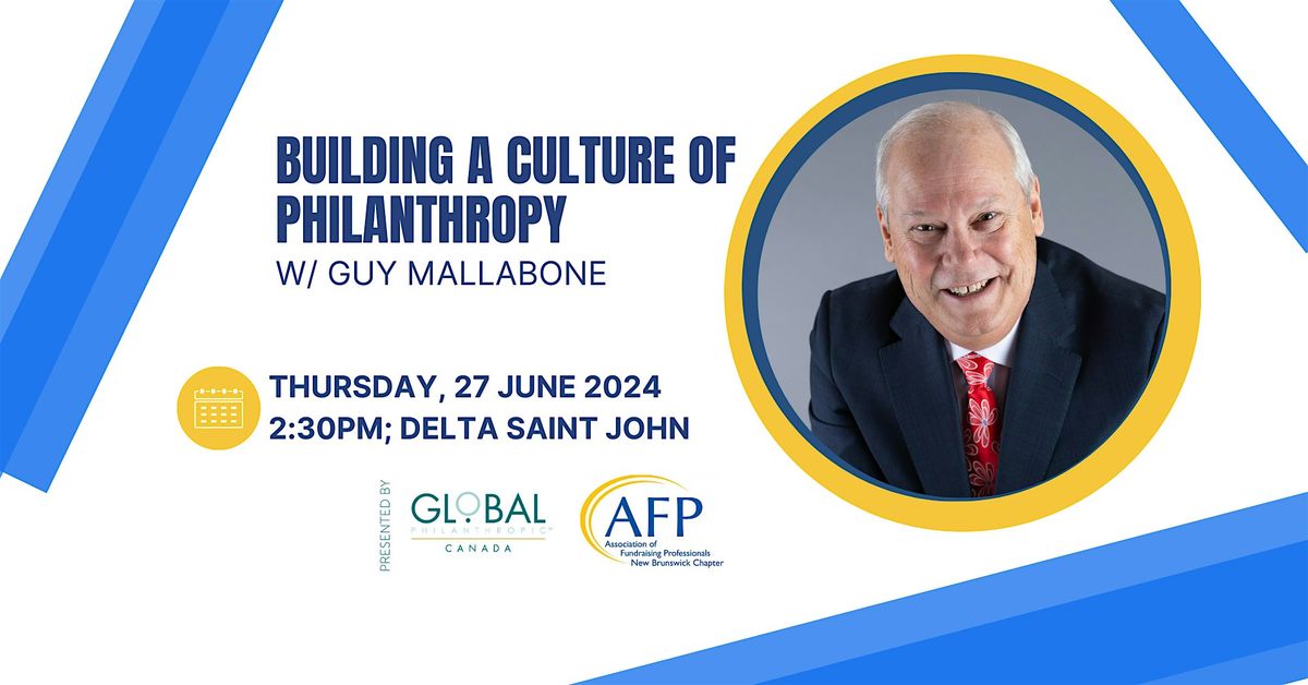 Building a Culture of Philanthropy with Guy Mallabone