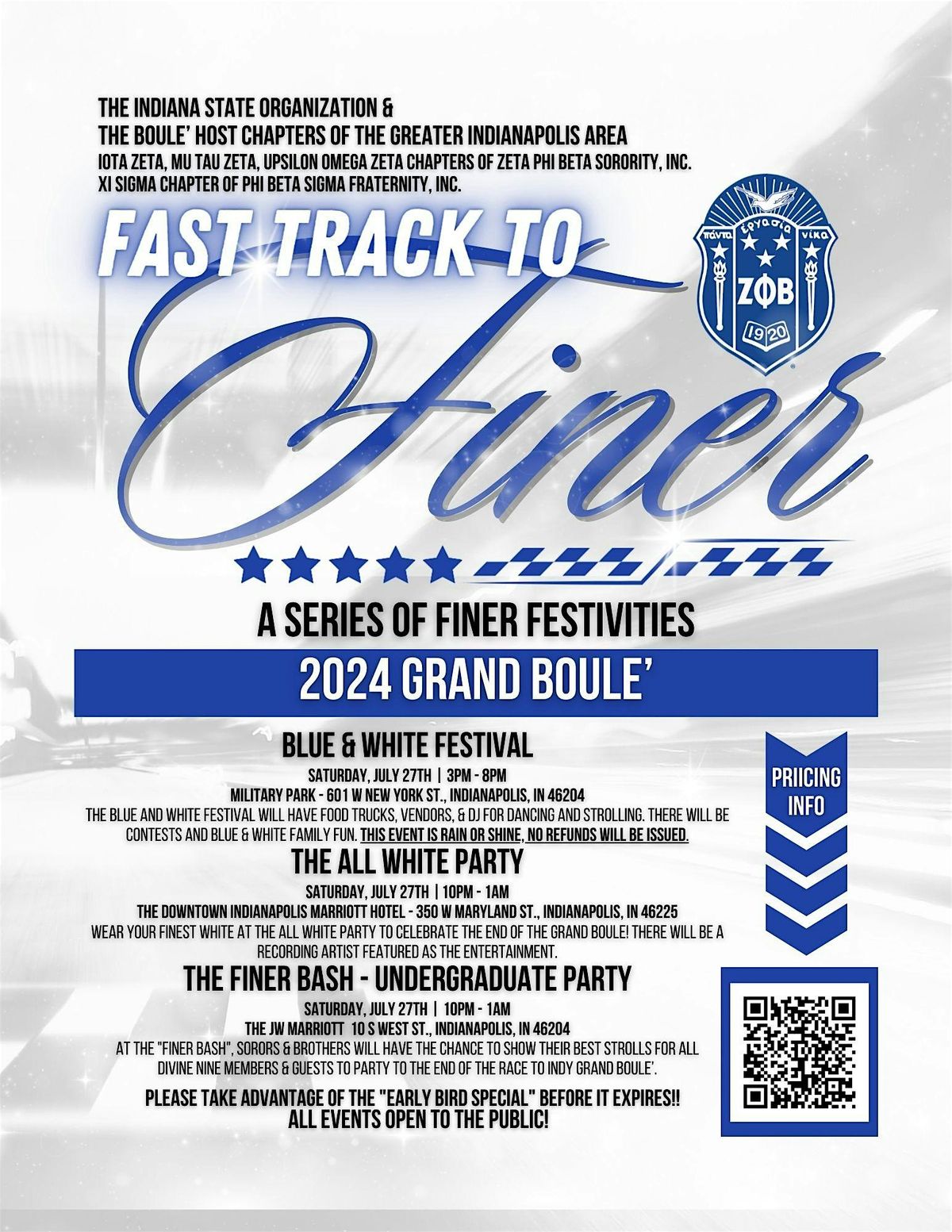 Fast Track to Finer "A Series of Finer Festivities"