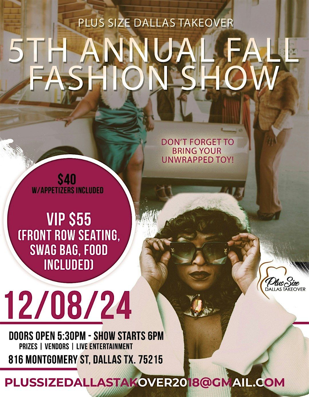 Plus Size Dallas Takeover 5th Annual Fall Fashion Show