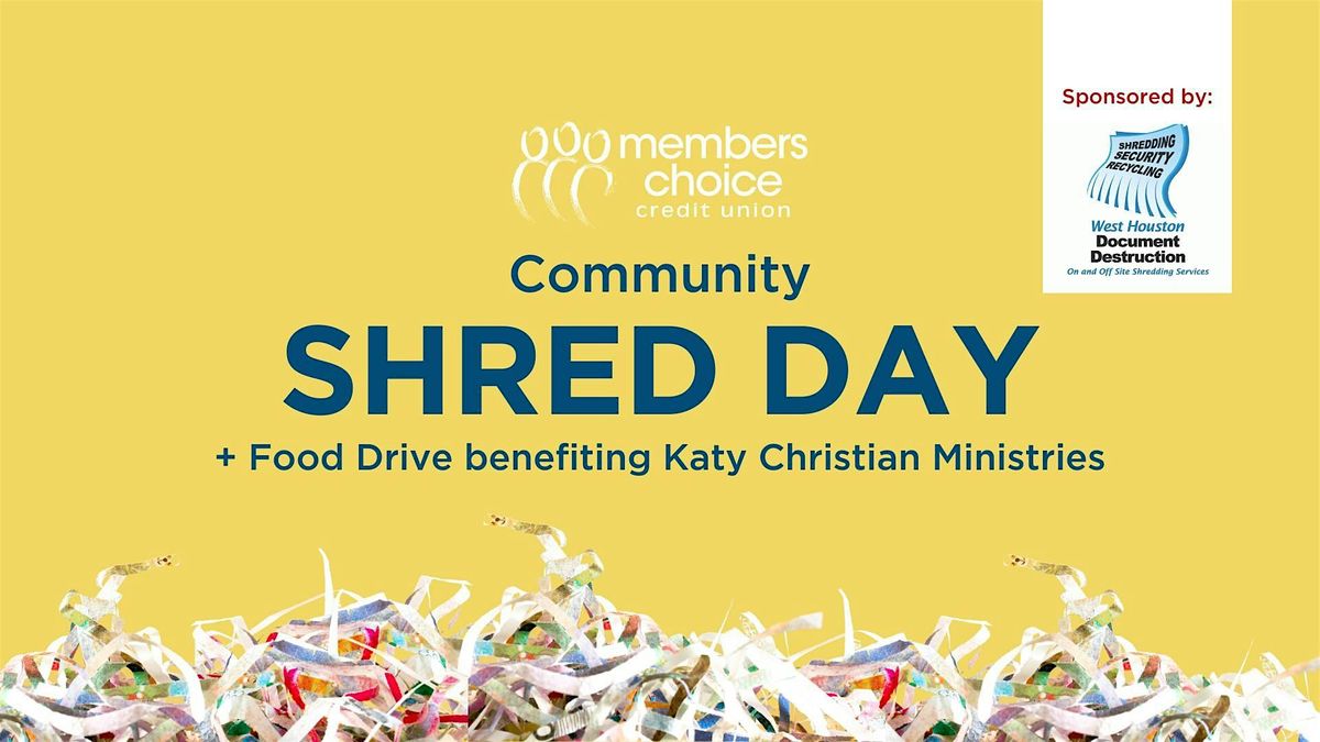 Members Choice Community Shred Day and Food Drive