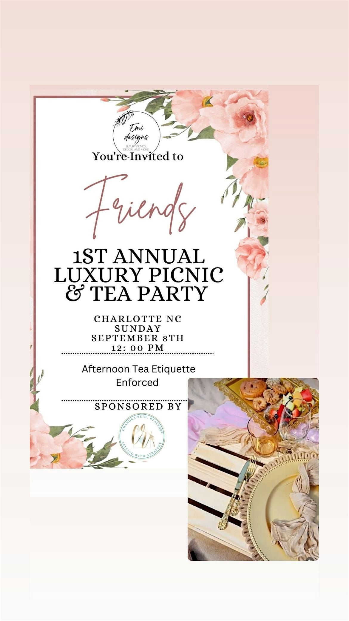 Friends 1st Annual Picnic & Tea Party