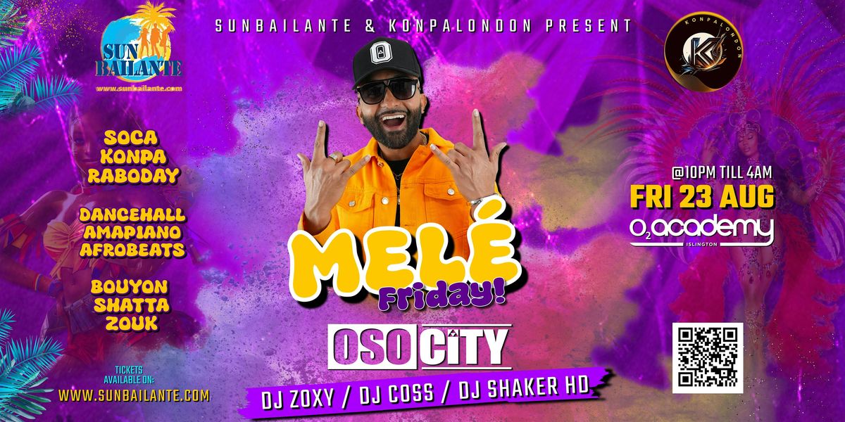 Mel\u00e9 Friday with OSOCITY - Notting Hill Carnival 2024