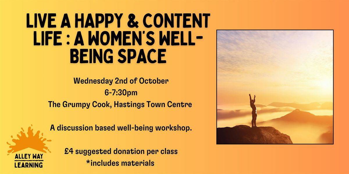 Live A Happy and Content Life: A Women's Well-Being Space