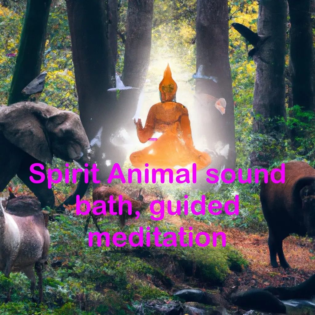 Spirit Animal sound bath guided Meditation 