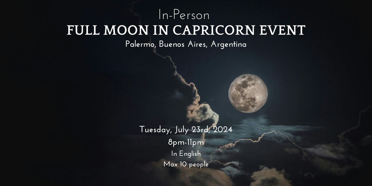 Full Moon in Capricorn Event