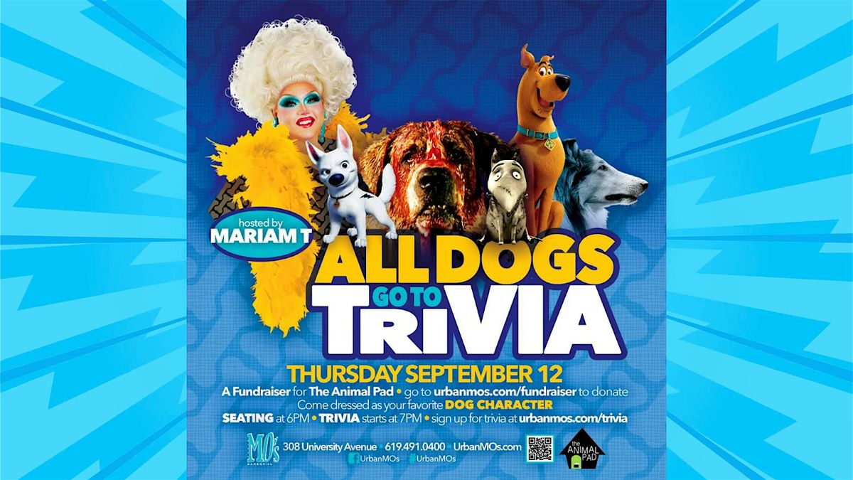 All Dogs Go To Trivia Fundraiser