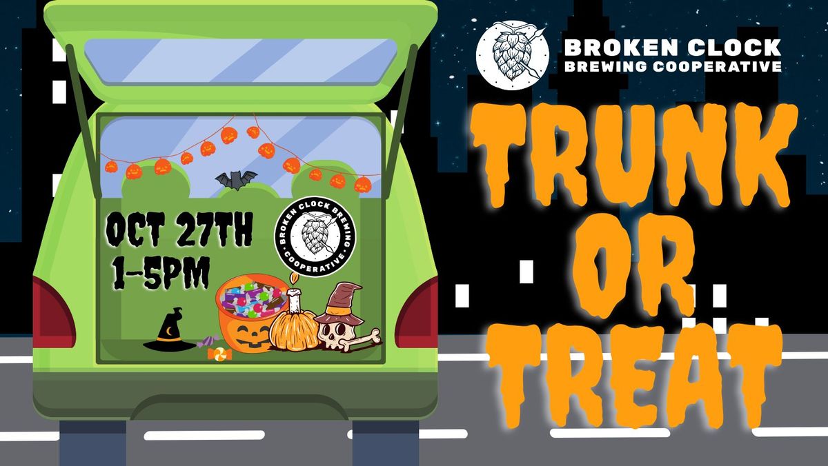 \ud83c\udf83 Trunk or Treat at Broken Clock Brewing Cooperative \ud83c\udf83