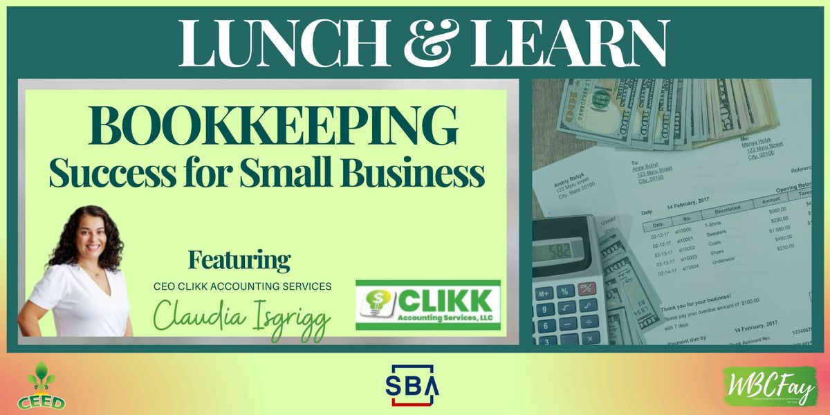 Lunch and Learn: Bookkeeping Tips for Small Business Success!