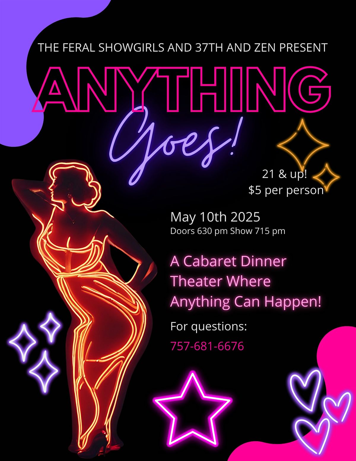 Cabaret Dinner Theater: Anything Goes!