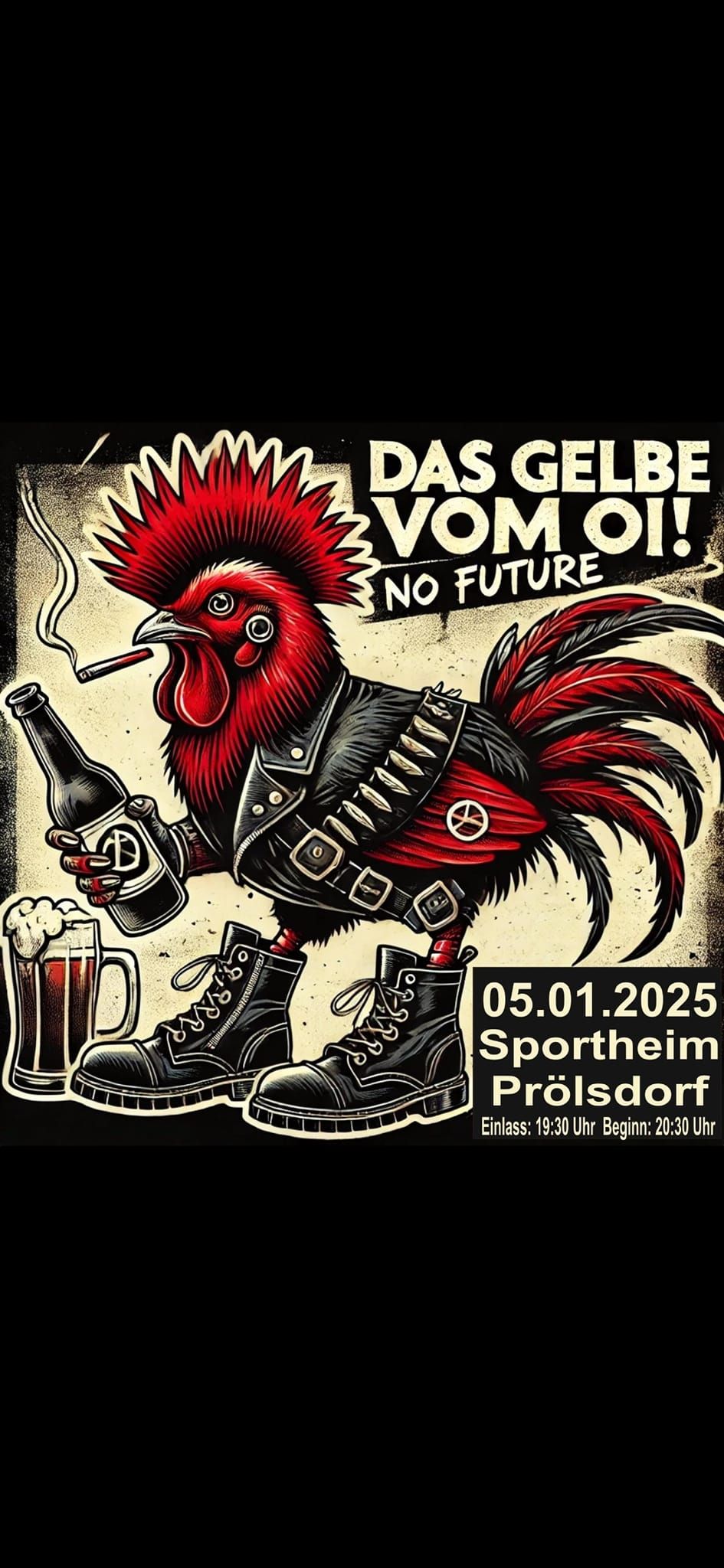 Das Gelbe vom Oi! (Videodreh) + Thin Ice + No Future