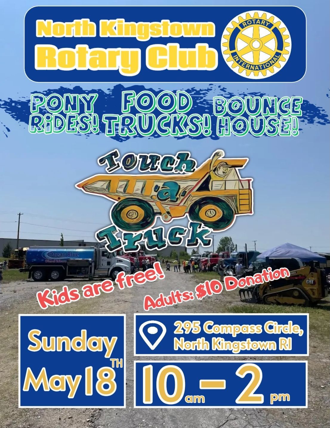 Touch-a-truck by North Kingstown Rotary Club 