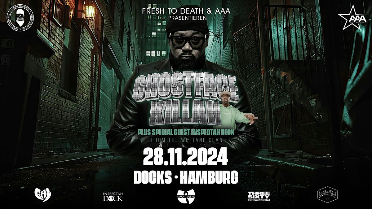 GHOSTFACE KILLAH & INSPECTAH DECK Live in Hamburg - Docks