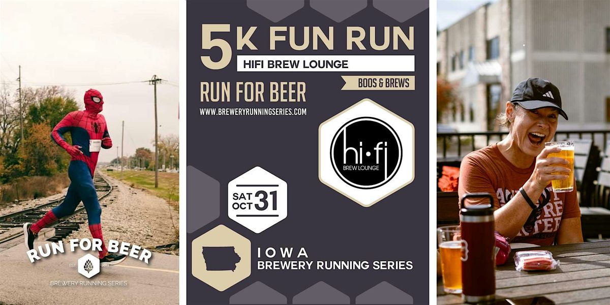 5k Beer Run x HiFi Brew Lounge| 2026 IA Brewery Running Series