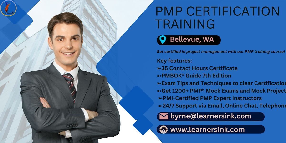 PMP Exam Preparation Training Classroom Course in Bellevue, WA