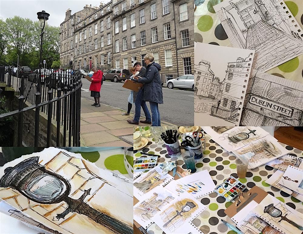 Sketch Edinburgh\u2019s New Town with EdinburghSketcher and Arienas Collective