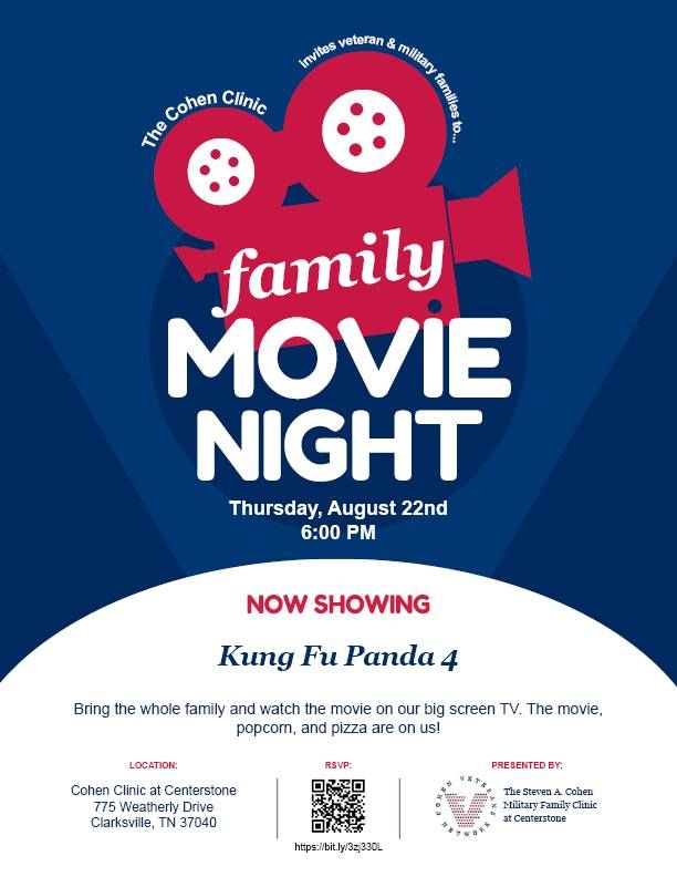 August Family Movie Night- Kung Fu Panda 4