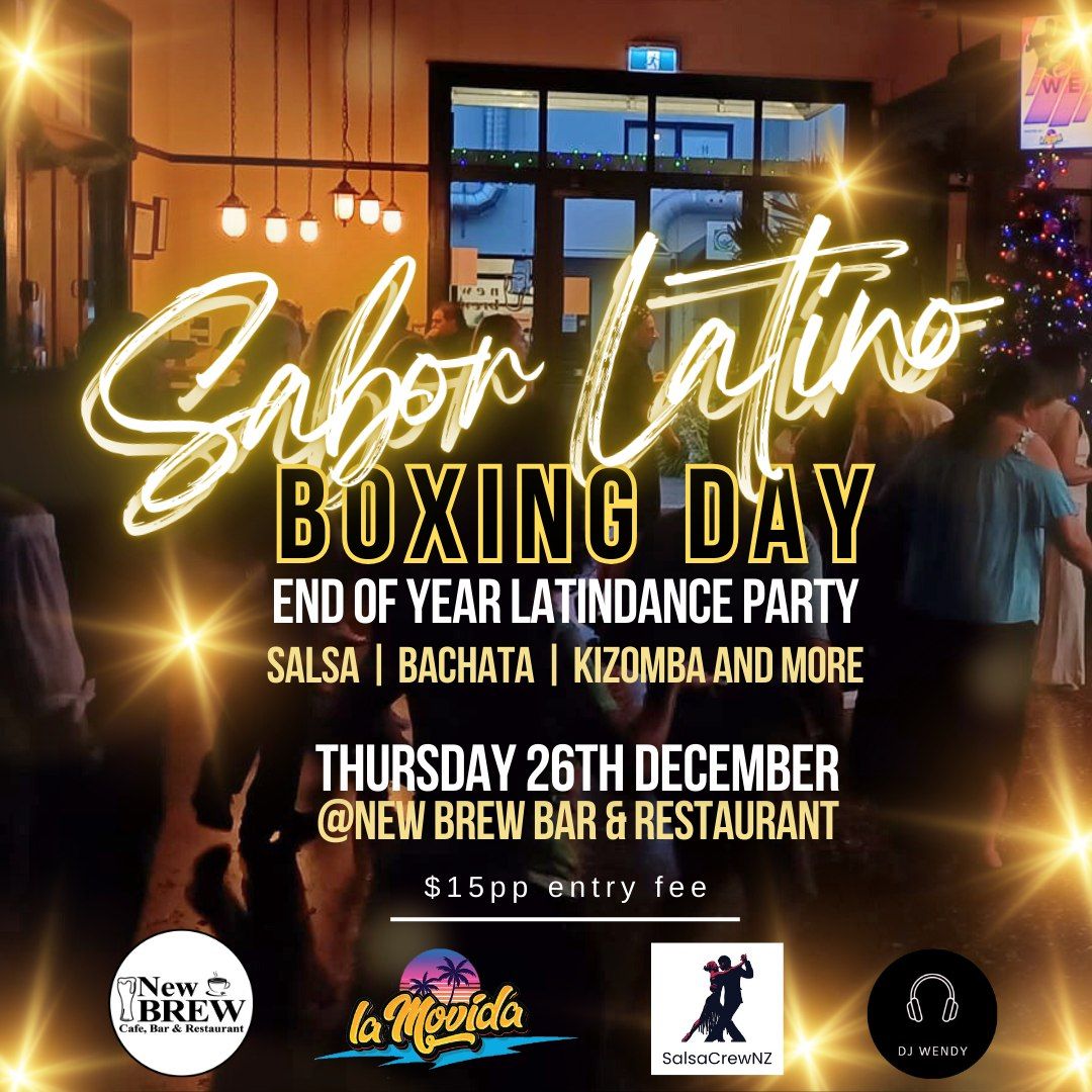 Boxing Day SABOR LATINO Latin Dance Party