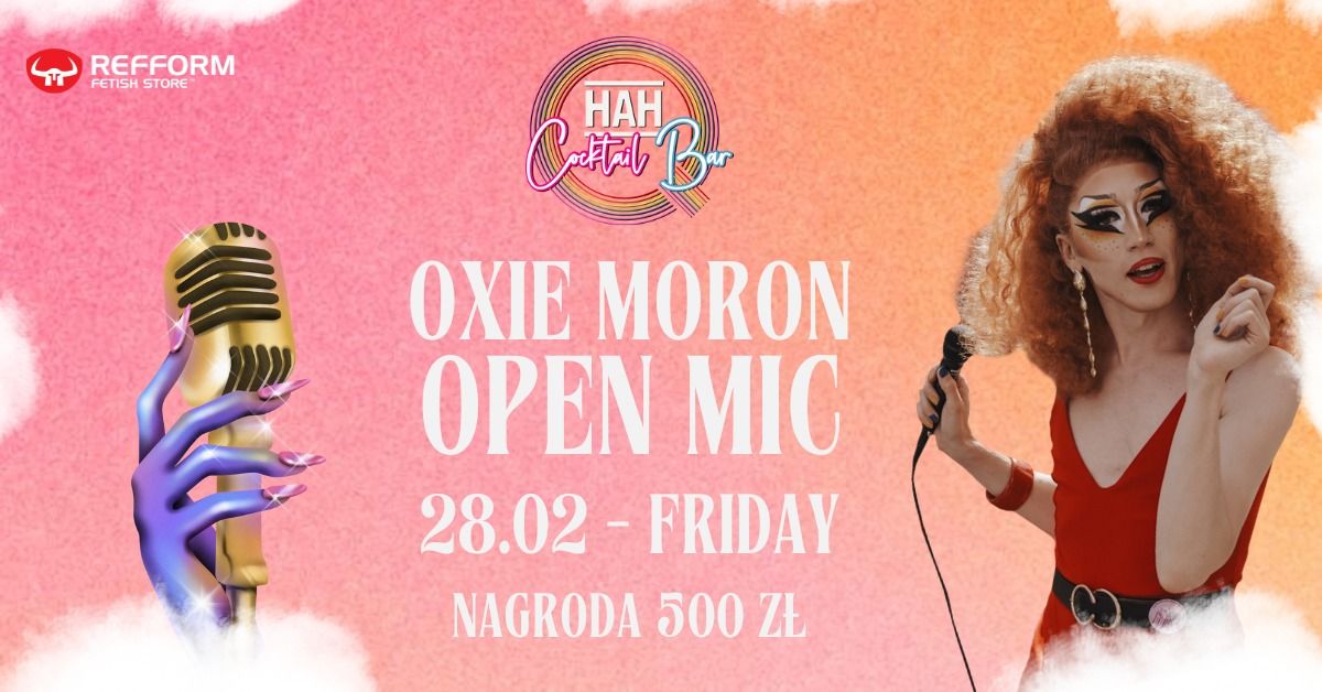 Open Mic z OXIE MORON w HAH Q BAR