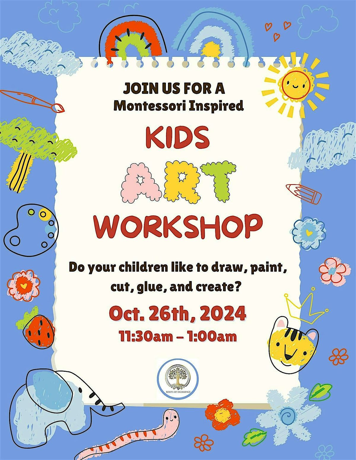 Montessori Inspired Art Studio: Drop-Off Class