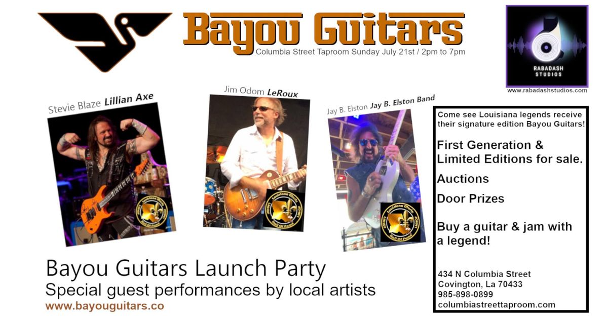 Bayou Guitars Launch Party